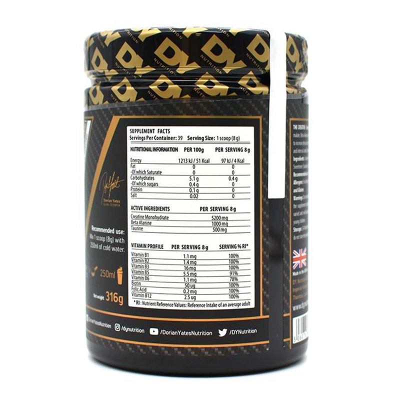 DY Nutrition Creatine Complex Strawberry 39 Serv Best Price in Dubai