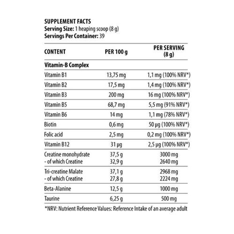 DY Nutrition Creatine Complex Strawberry 39 Serv Best Price in UAE