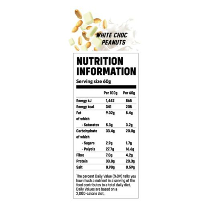 DY Nutrition FATOFF Protein Bars White Chocolate Peanut 12 Pack Best Price in UAE