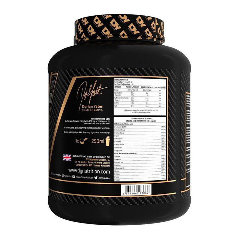 DY Nutrition Shadow Whey 2kg Banana Peach 66serv Best Price in Dubai