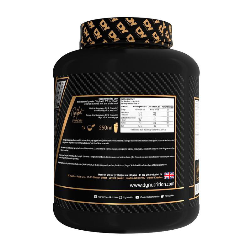 DY Nutrition Shadow Whey Isolate Vanilla 66serv Best Price in Dubai