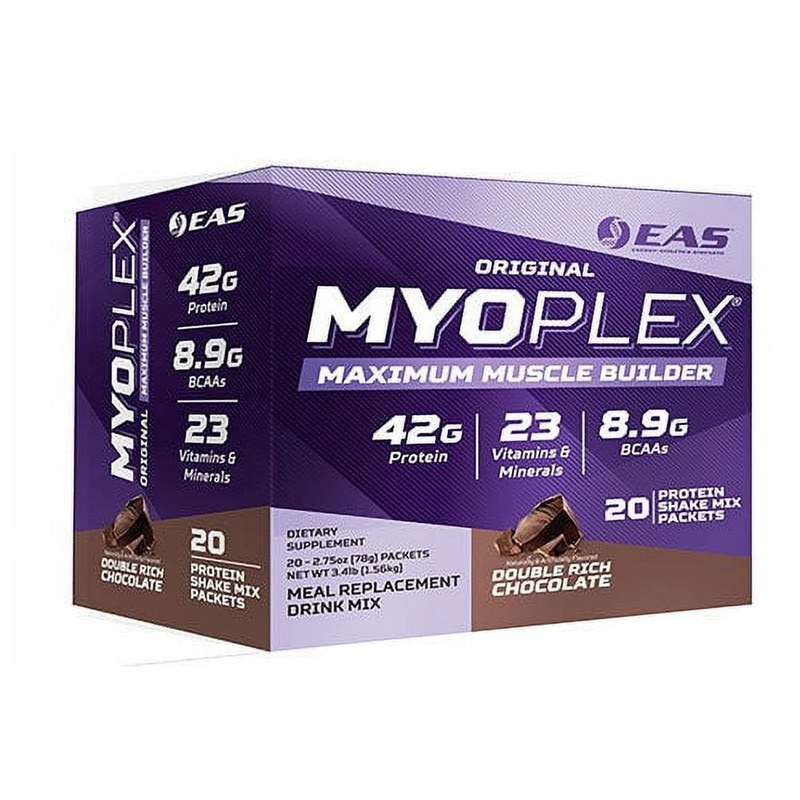 EAS Myoplex 20 Packets in Box - Double Rich Chocolate
