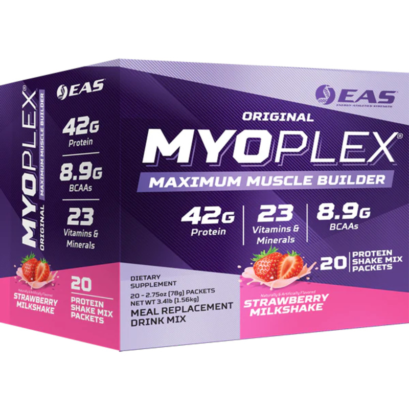 EAS Myoplex 20 Packets in Box - Strawberry