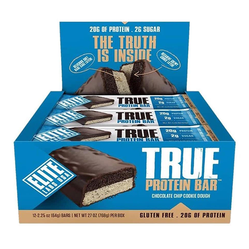 Elite Labs USA True Protein Bars 20gms (1x12 Pieces) Best Price in UAE