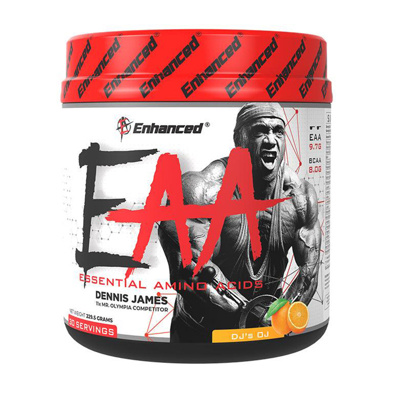 Enhanced EAA+ Essential Amino Acids 30 Servings - DJ Orange