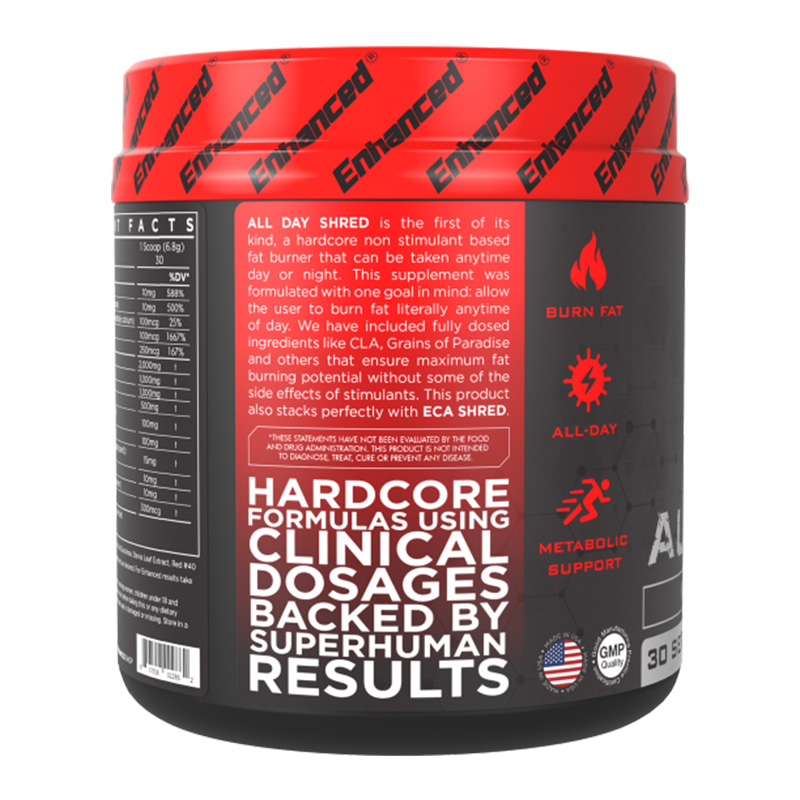 Enhanced Labs All Day Shred Fruit Punch 30 Servings Best Price in Dubai