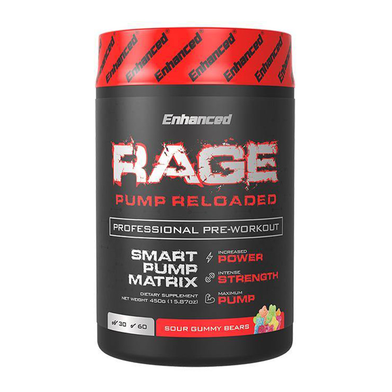 Enhanced Rage Pump Reloaded 60 Servings - Sour Gummy Bears