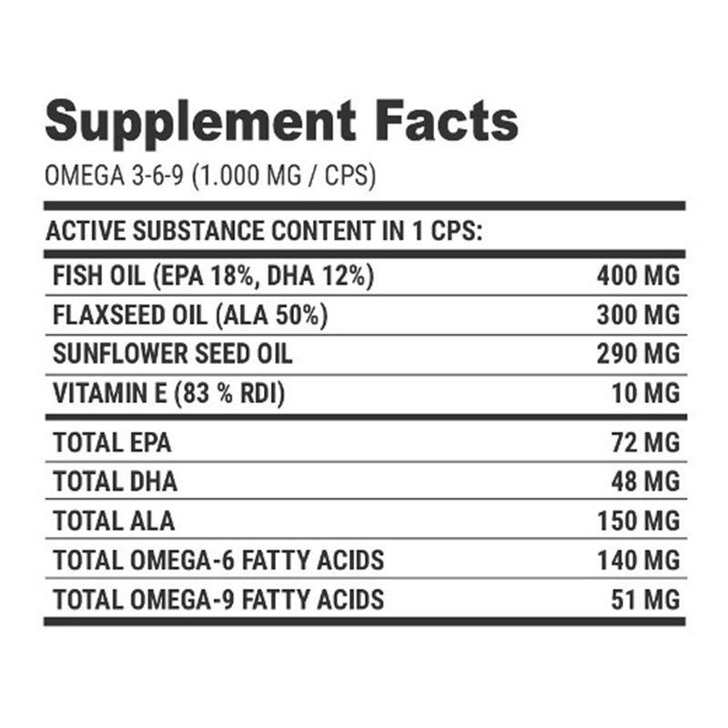 EXTRIFIT Omega 3-6-9 - 1000 mg Best Price in UAE