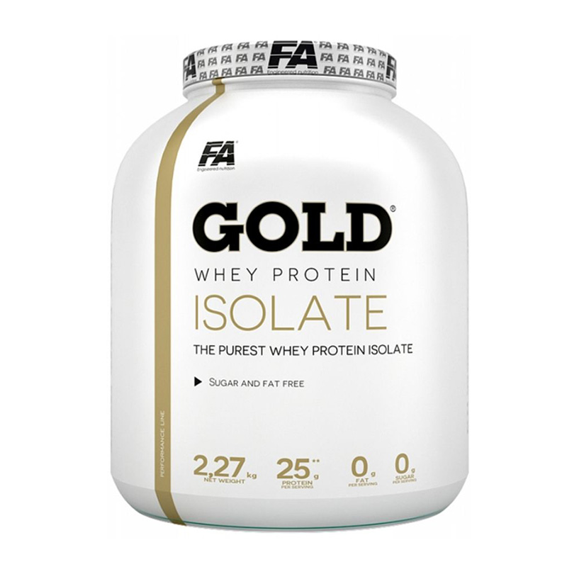 FA Nutrition Gold Whey Isolate 2.27kg Cookies & Cream 76 Serv