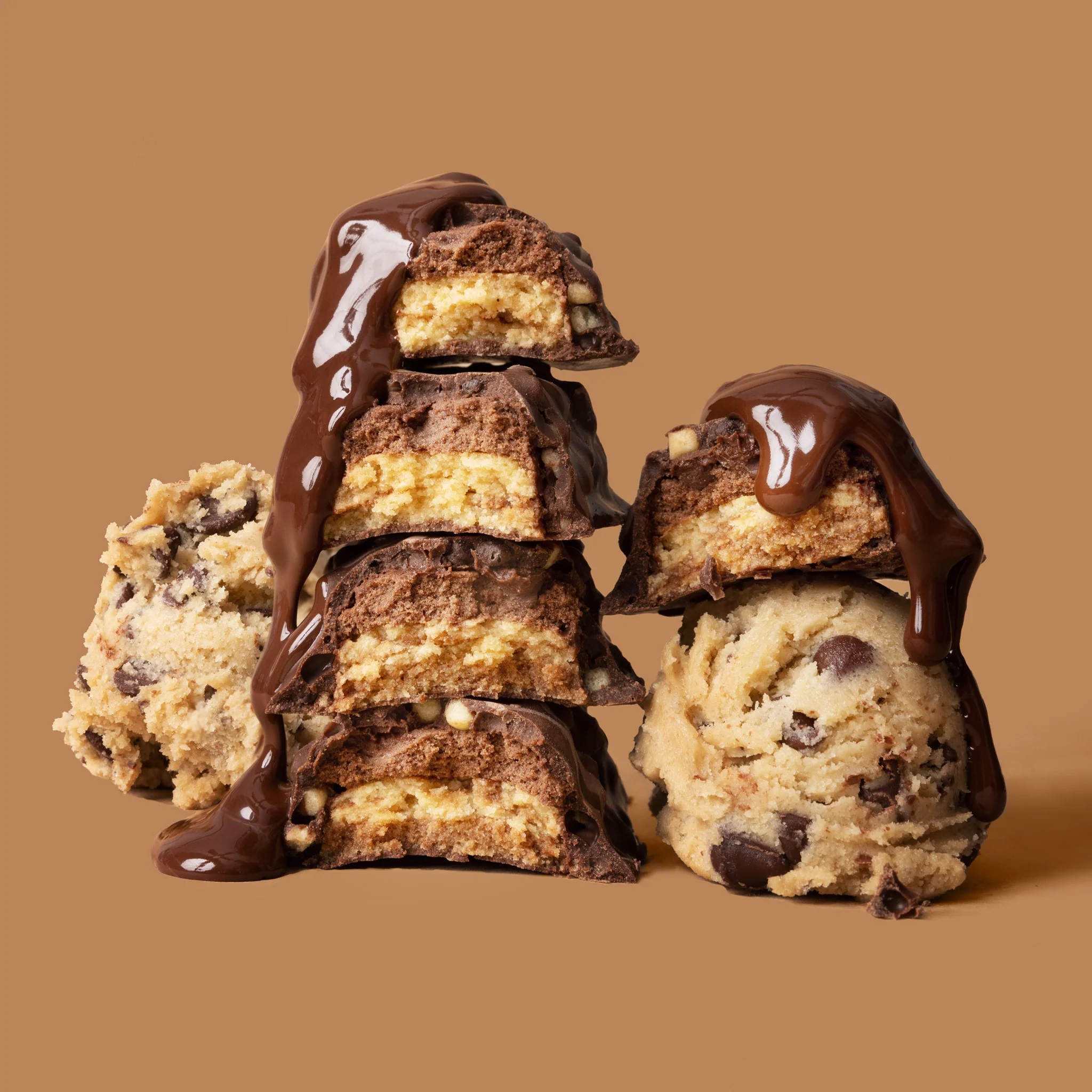 Fit Crunch High Protein Baked Bar 12 Pcs in Box - Chocolate Chip Cookie Dough Best Price in Dubai