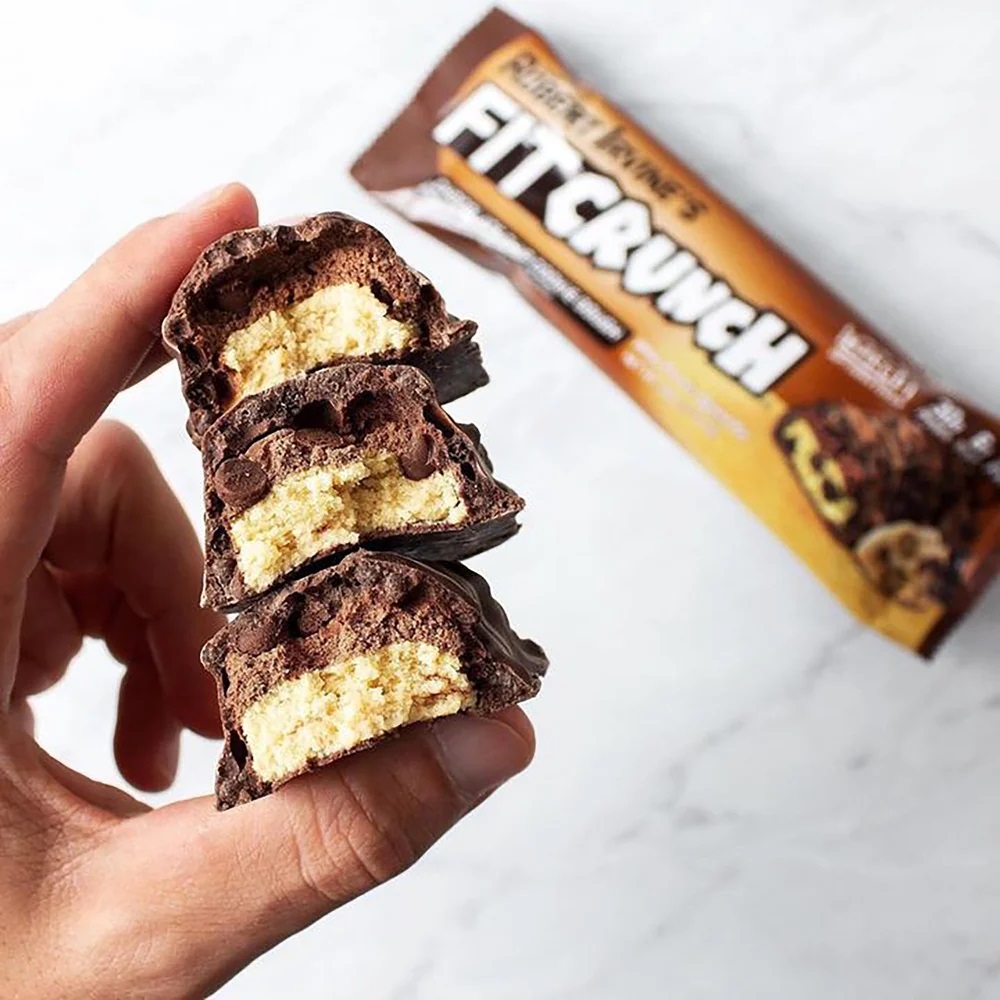 Fit Crunch High Protein Baked Bar 12 Pcs in Box - Chocolate Chip Cookie Dough Best Price in Ajman