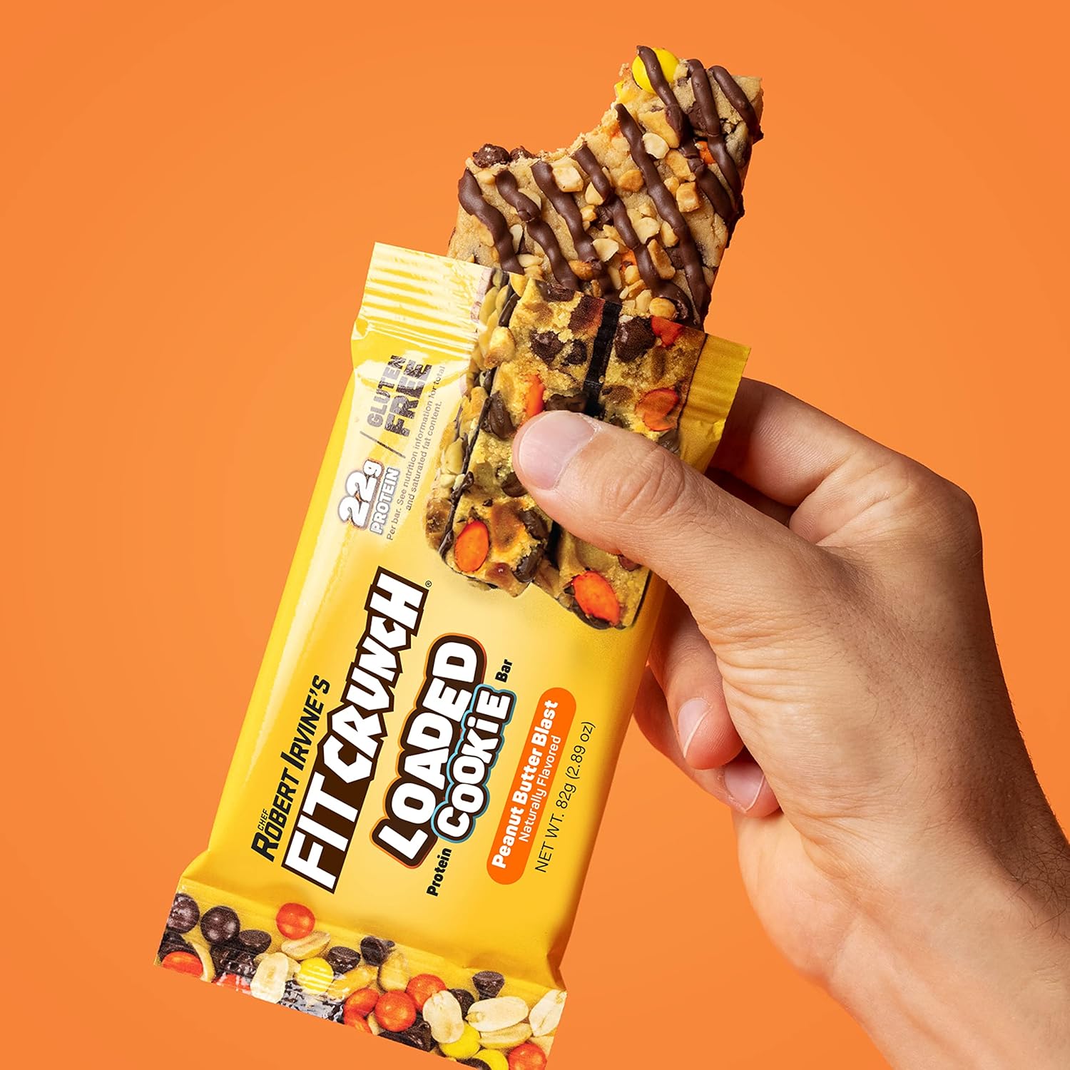 Fit Crunch Loaded Cookie Bar 12 Pc in Box - Peanut Butter Blast Best Price in UAE