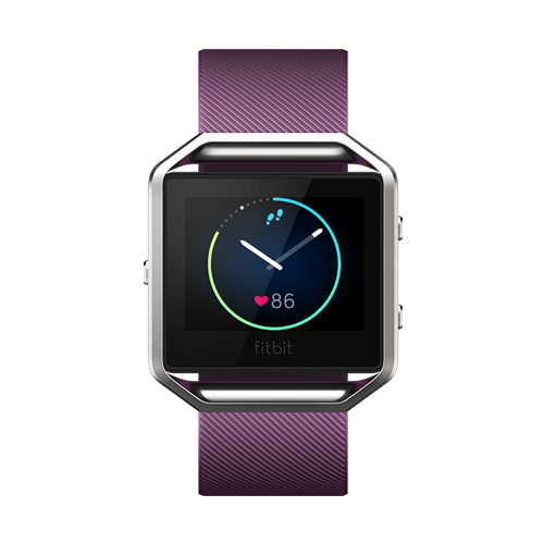 Fitbit Blaze Plum Small Fitness Watch With Heart Rate Monitor GPS 