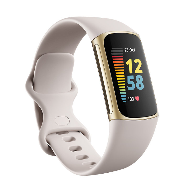 Fitbit Charge 5 Stainless Steel Activity Tracker - White Best Price in UAE