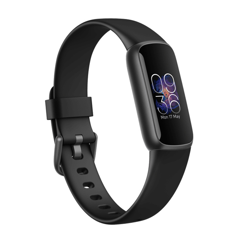 Fitbit Luxe Fitness And Wellness Tracker - Black/Black Best Price in UAE