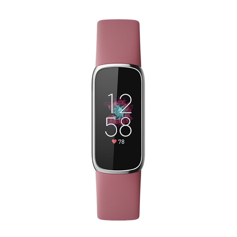 Fitbit Luxe Fitness And Wellness Tracker - Platinum/Orchid Best Price in Dubai