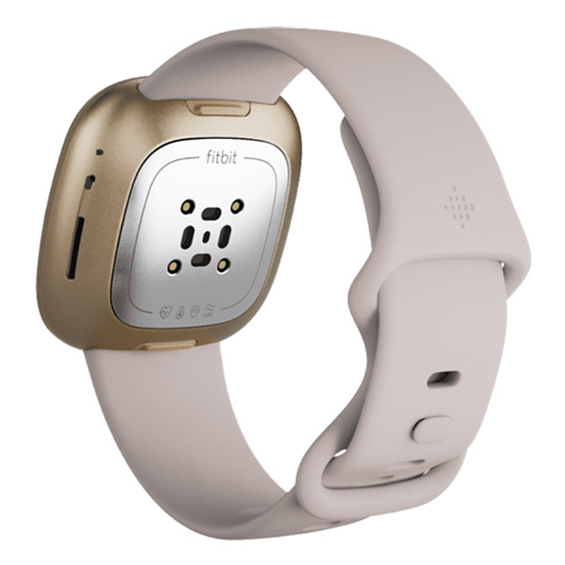 FitBit Sense Lunar White Soft Gold Stainless Steel Best Price in UAE
