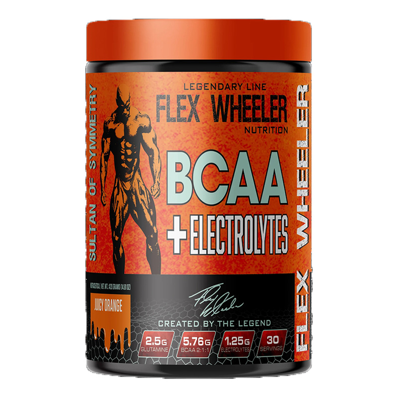 Flex Wheeler BCAA + Electrolytes 30 Servings - Orange