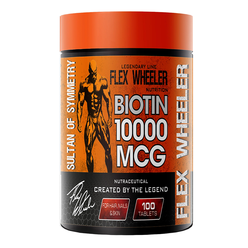 Flex Wheeler Biotin 1000MCG 100 Tablets