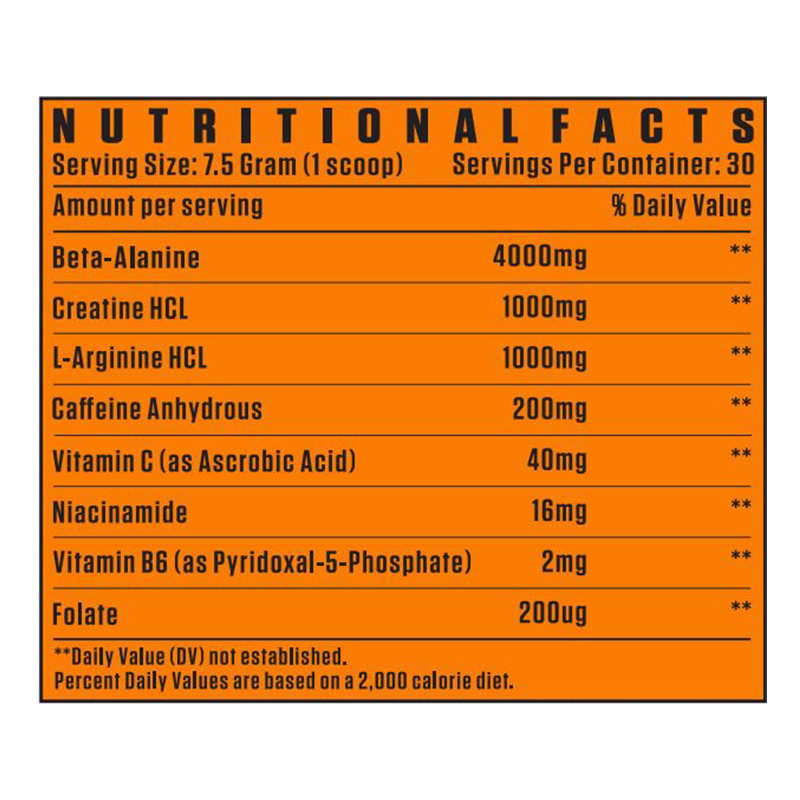 Flex Wheeler Boom Pre Workout 30 Servings - Tropical Orange Best Price in Dubai