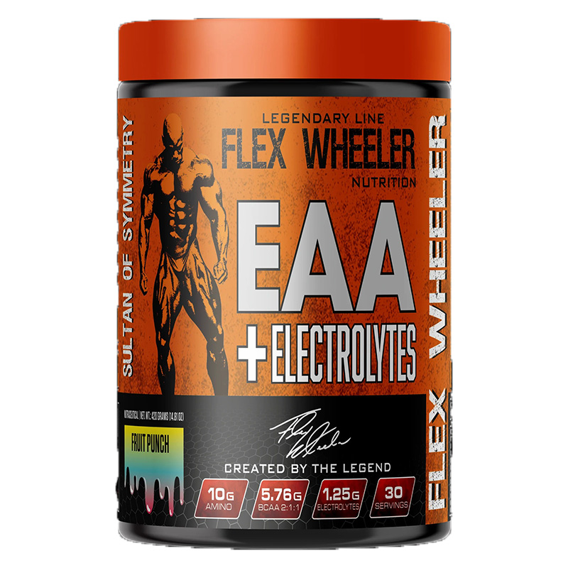 Flex Wheeler EAA With Electrolytes 30 Servings - Fruit Punch