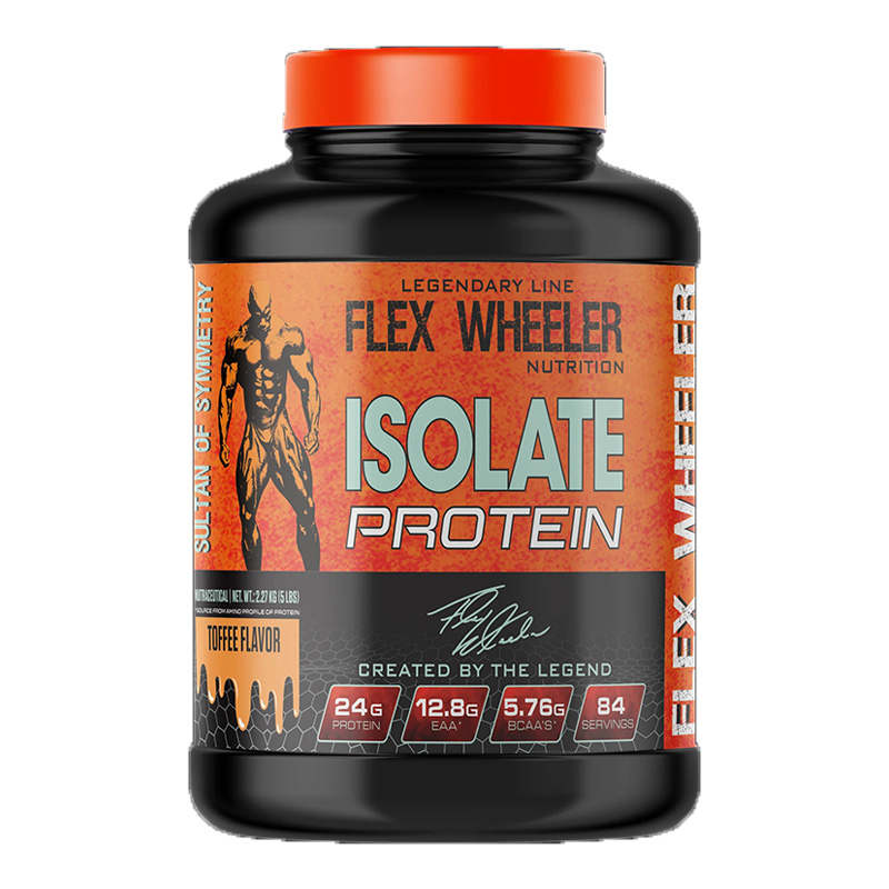 Flex Wheeler Isolate Protein 84 Servings - Toffee
