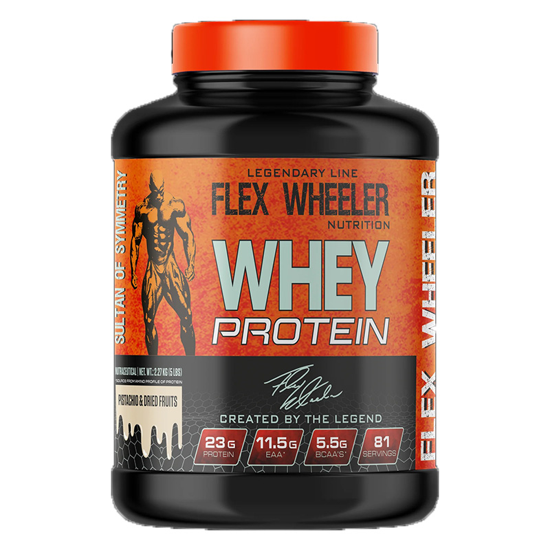 Flex Wheeler Whey Protein 81 Servings - Pistachio & Dried Fruits