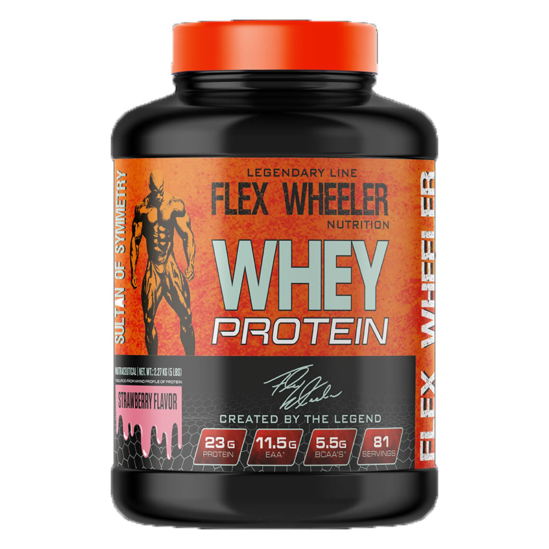 Flex Wheeler Whey Protein 81 Servings - Strawberry Best Price in UAE