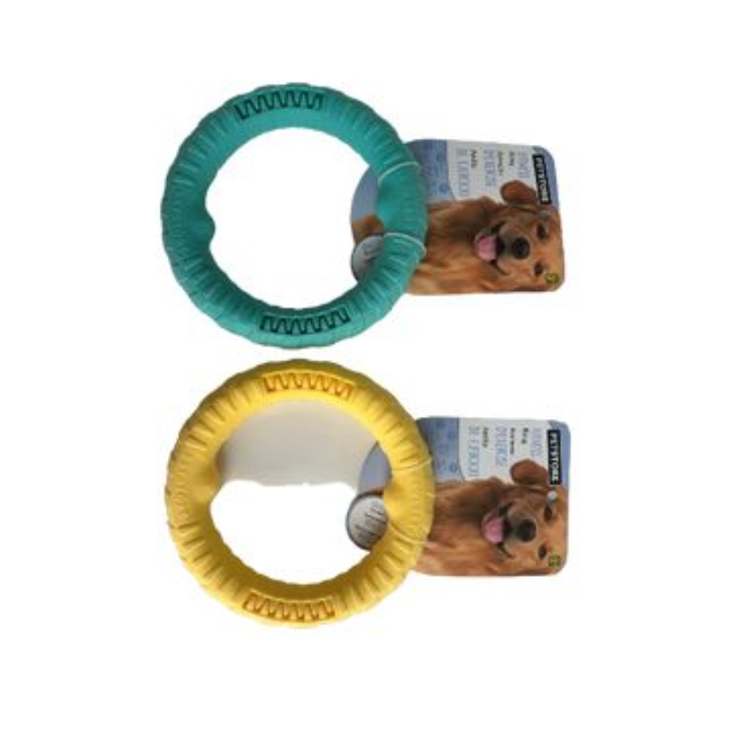 Floating Flying Outdoor Puller Dog Toys Ring - Yellow Best Price in UAE