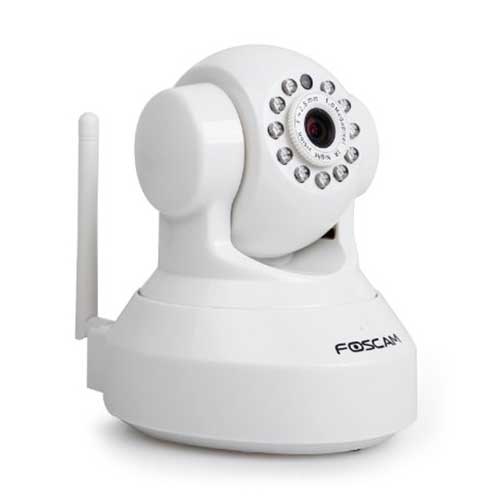 Foscam Fc-Fi9816pw Wireless Ip Pan Tilt Hd Audio Camera White