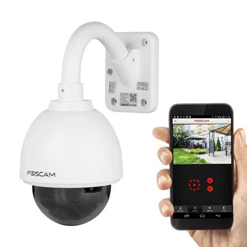 Foscam Fi9828p Waterproof Wireless Dome Ip Camera 
