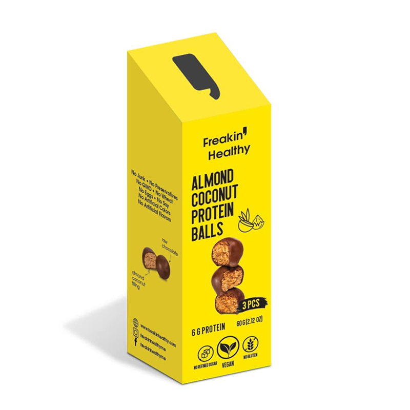 Freakin Healthy Protein Balls Almond Coconut 60G Box Of 10 Best Price in UAE