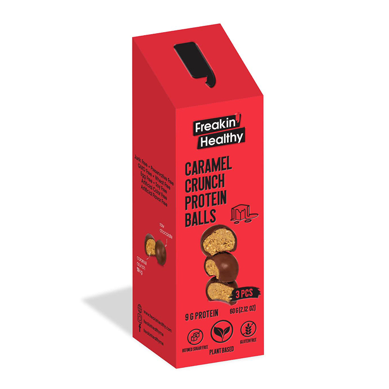 Freakin Healthy Protein Balls Caramel Crunch 60G Box Of 10 Best Price in UAE