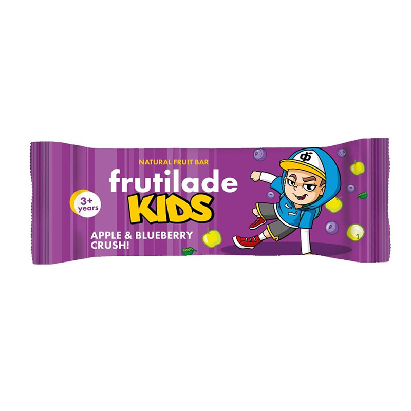 Fruitlade Kids Fruit Bar 25 G 24 Pcs in Box - Apple and Blueberry Crush