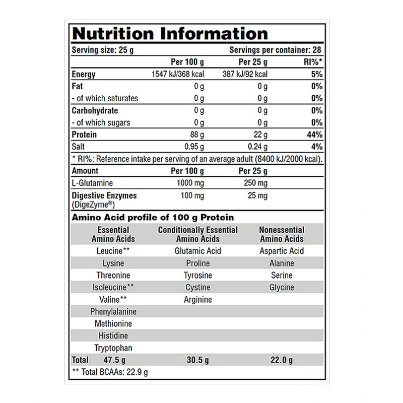 Galvanize Nutrition 100 ISO Zero 2000 g (Vanilla) Best Price in UAE