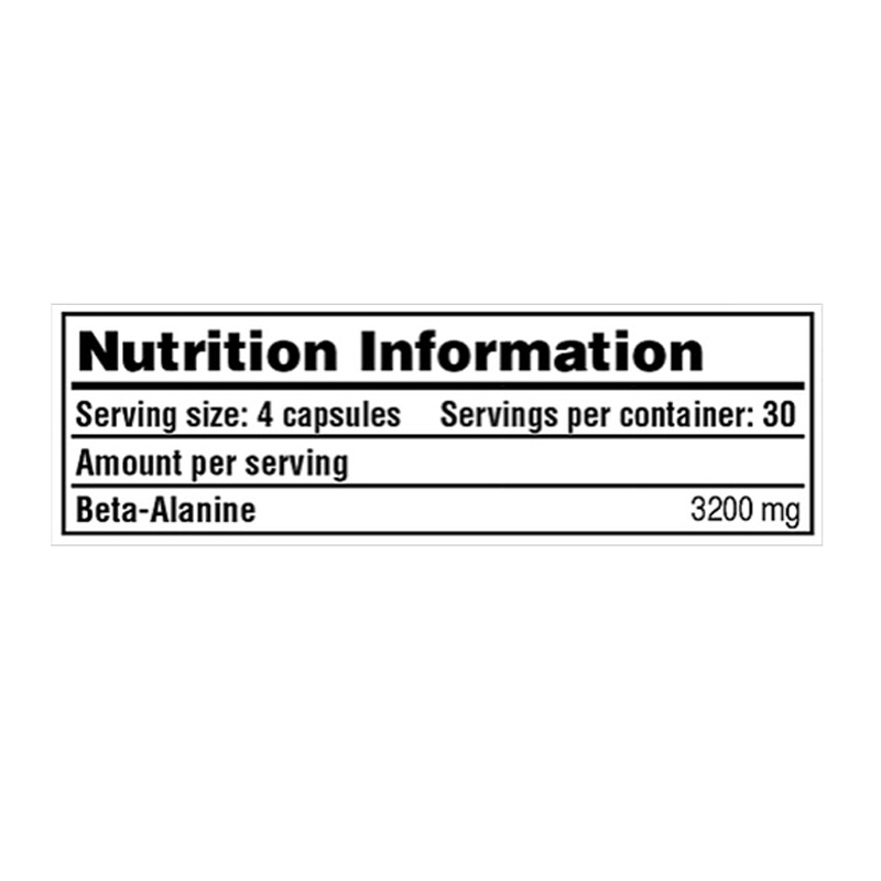 Galvanize Nutrition Beta Alanine 120 Capsules Best Price in UAE