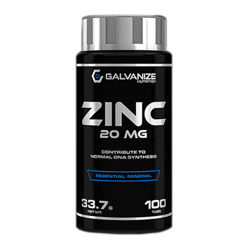 Galvanize Nutrition Zinc 20 Mg 100 Tablets