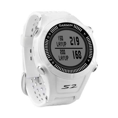 Garmin Approach S2 Golf GPS Smartwatch White and Gray 