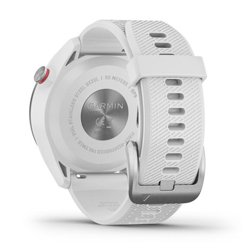 Garmin Approach S42 Polished Silver with White Band Watch Best Price in Al Ain