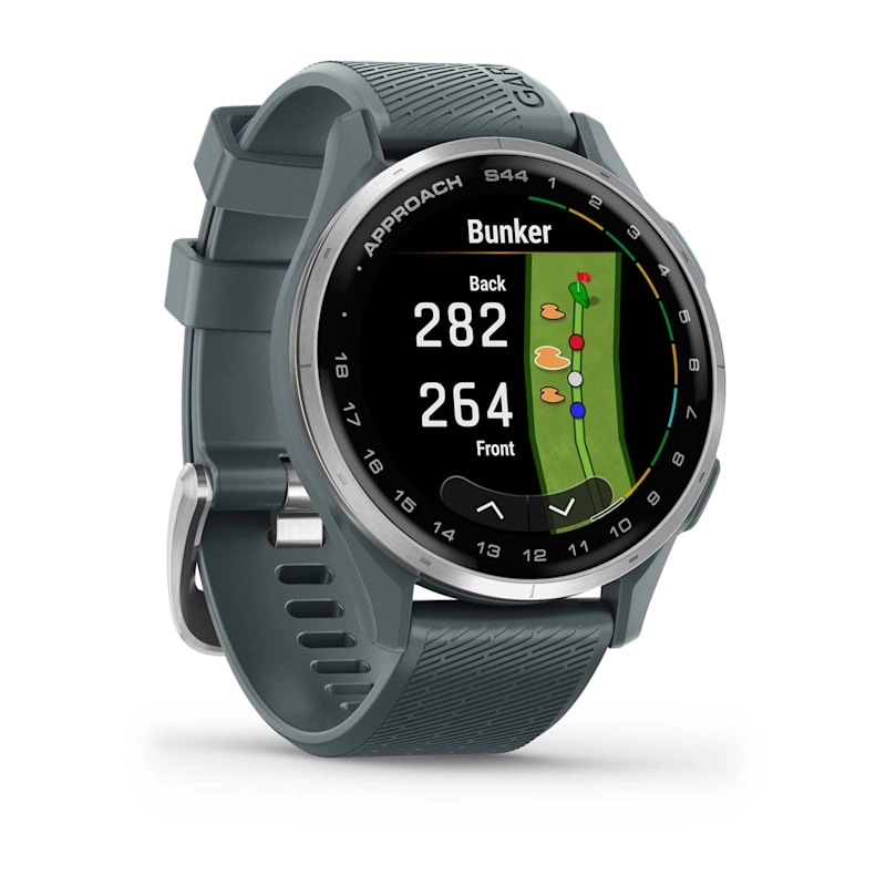 Garmin Approach S44 Silver Aluminium Bezel with Twilight Silicone Band Watch Best Price in Abu Dhabi