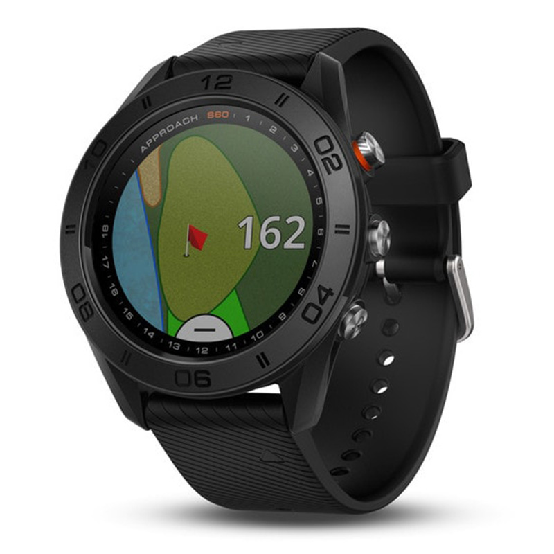 Garmin Approach S60 Black Gps Golfwatch With Black Silicone Best Price on UAE