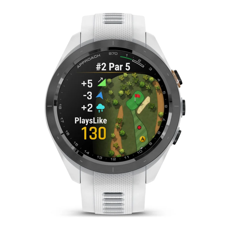 Garmin Approach S70 Black Ceramic Bezel with Black Silicone Band Watch 42 mm Best Price in Dubai