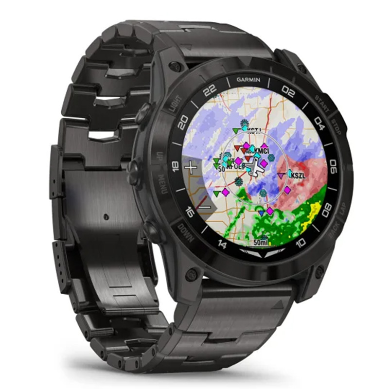 Garmin D2 Mach 1 Pro Aviator 57 MM with Vented Titanium Bracelet Smart Watch Best Price in Dubai