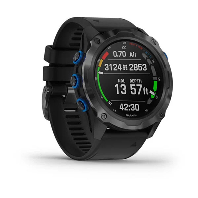 Garmin Descent MK2 Titanium Carbon Grey DLC with Black Band with Air Integration Best Price in UAE