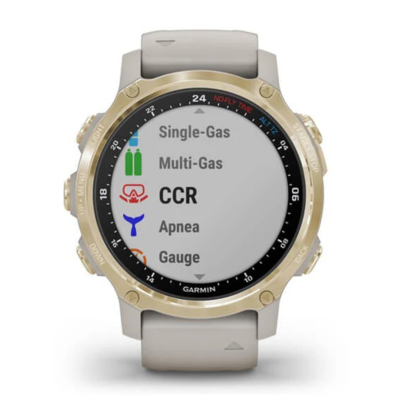 Garmin Descent Mk2S Light Gold with Light Sand Silicone Band 43mm Best Price in Dubai