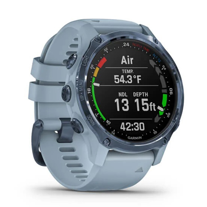 Garmin Descent Mk2S Mineral Blue with Sea Foam Silicone Band 43mm Best Price in Abudhabi