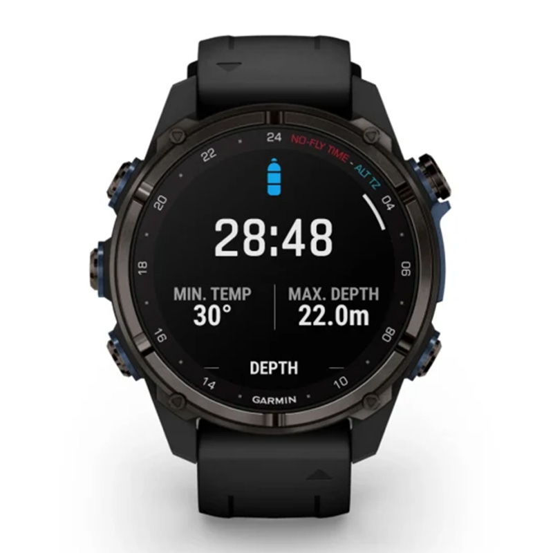 Garmin Descent Mk3i â€“ 43 mm Carbon Grey DLC Titanium with Black Silicone Band Watch Best Price in Dubai