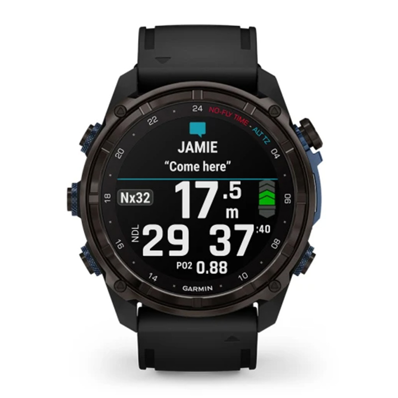 Garmin Descent Mk3i â€“ 51 mm Carbon Grey DLC Titanium with Black Silicone Band Watch Best Price in Dubai