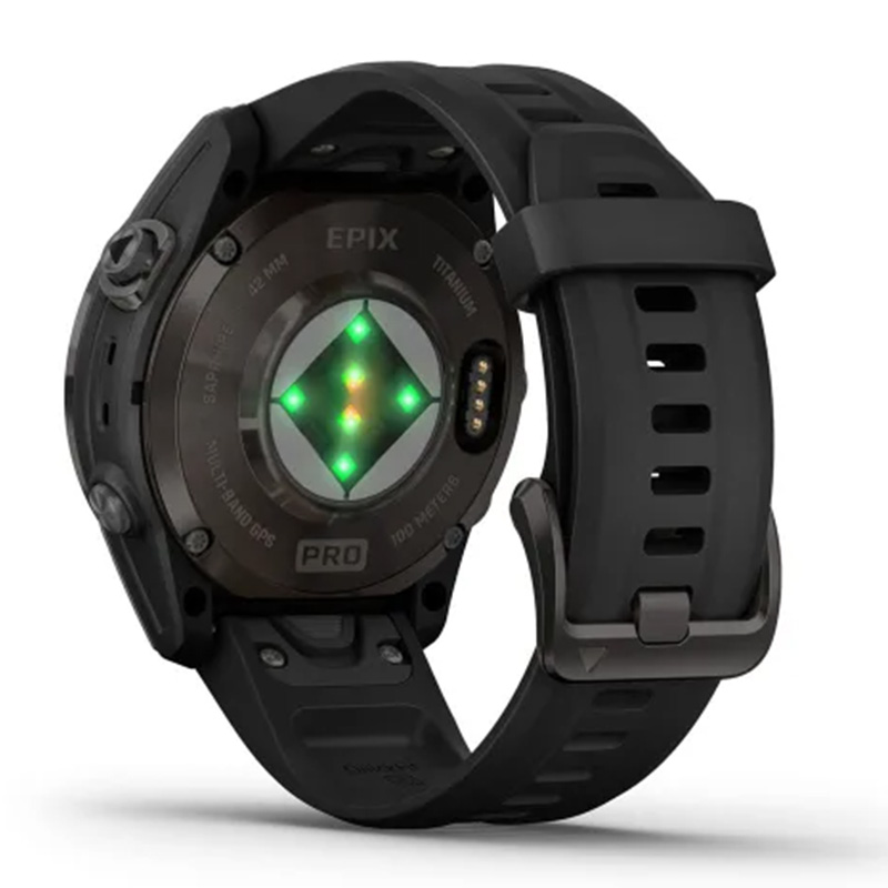 Garmin Epix Pro Gen 2 Sapphire Edition 42 mm Carbon Grey DLC Titanium with Black Band Watch Best Price in UAE