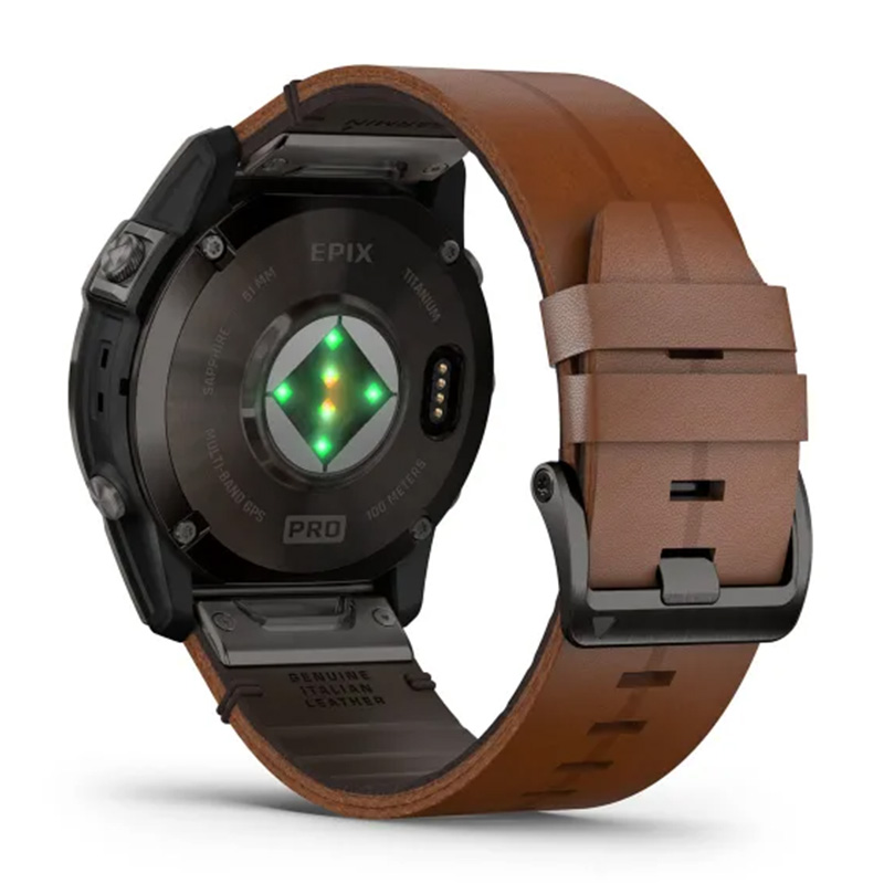 Garmin Epix Pro Gen 2 Sapphire Edition 51 mm Carbon Grey DLC Titanium with Chestnut Leather Band Watch Best Price in UAE